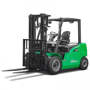 hangcha xc series 4-wheel electric pneumatic forklift with lithium-ion technology